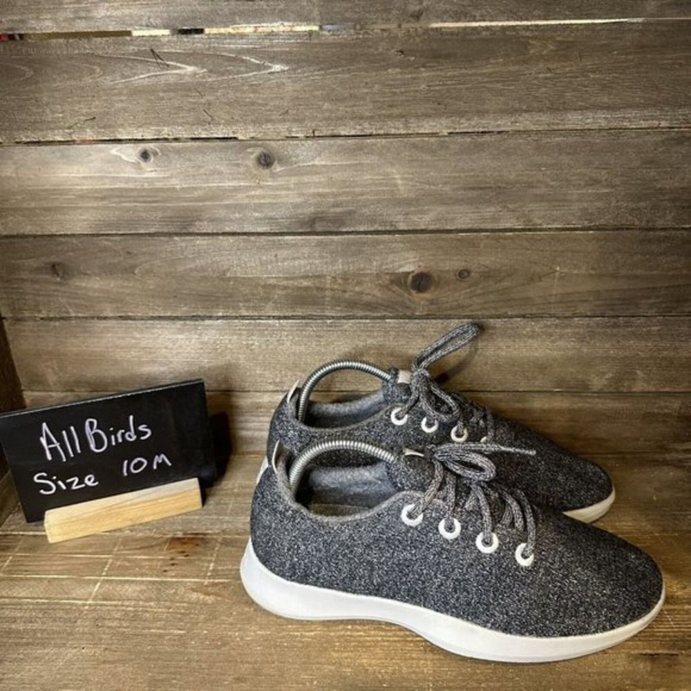 Womens Allbirds WR Wool Runners Heather Gray Shoes Sneakers Size 10 M EUC